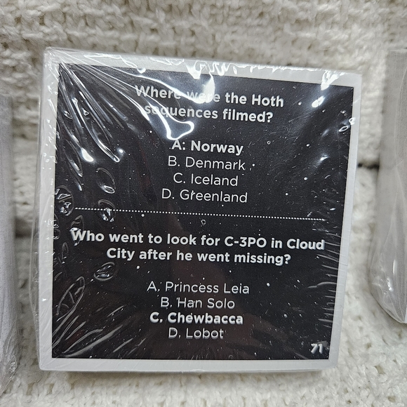 Disney Star Wars Trivia Box Card Game - Picture 10 of 12